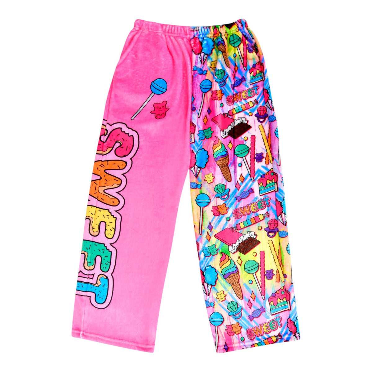 Corey Paige I Want Candy Fuzzy Pants - Bee Bee Designs
