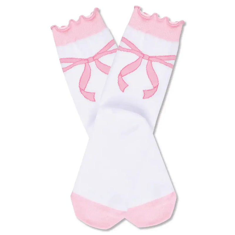 Soft and stylish camp socks with decorative bow