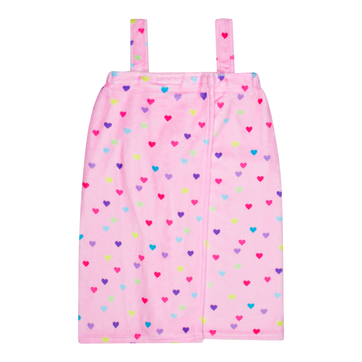 Cozy spa wrap for kids with heart design