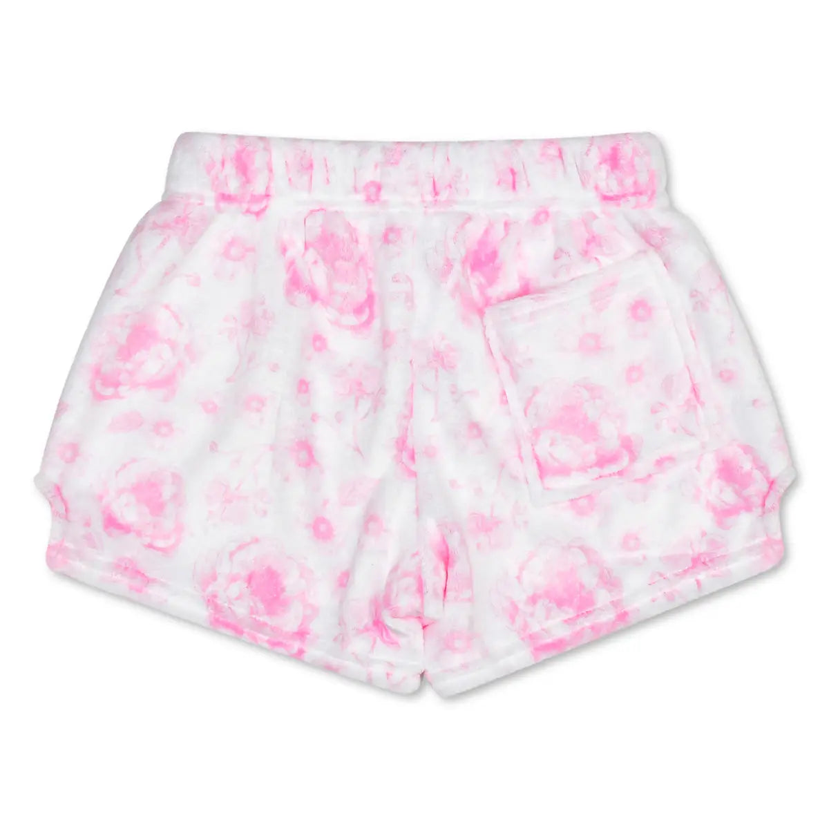 Pretty Pink Toile Plush Shorts