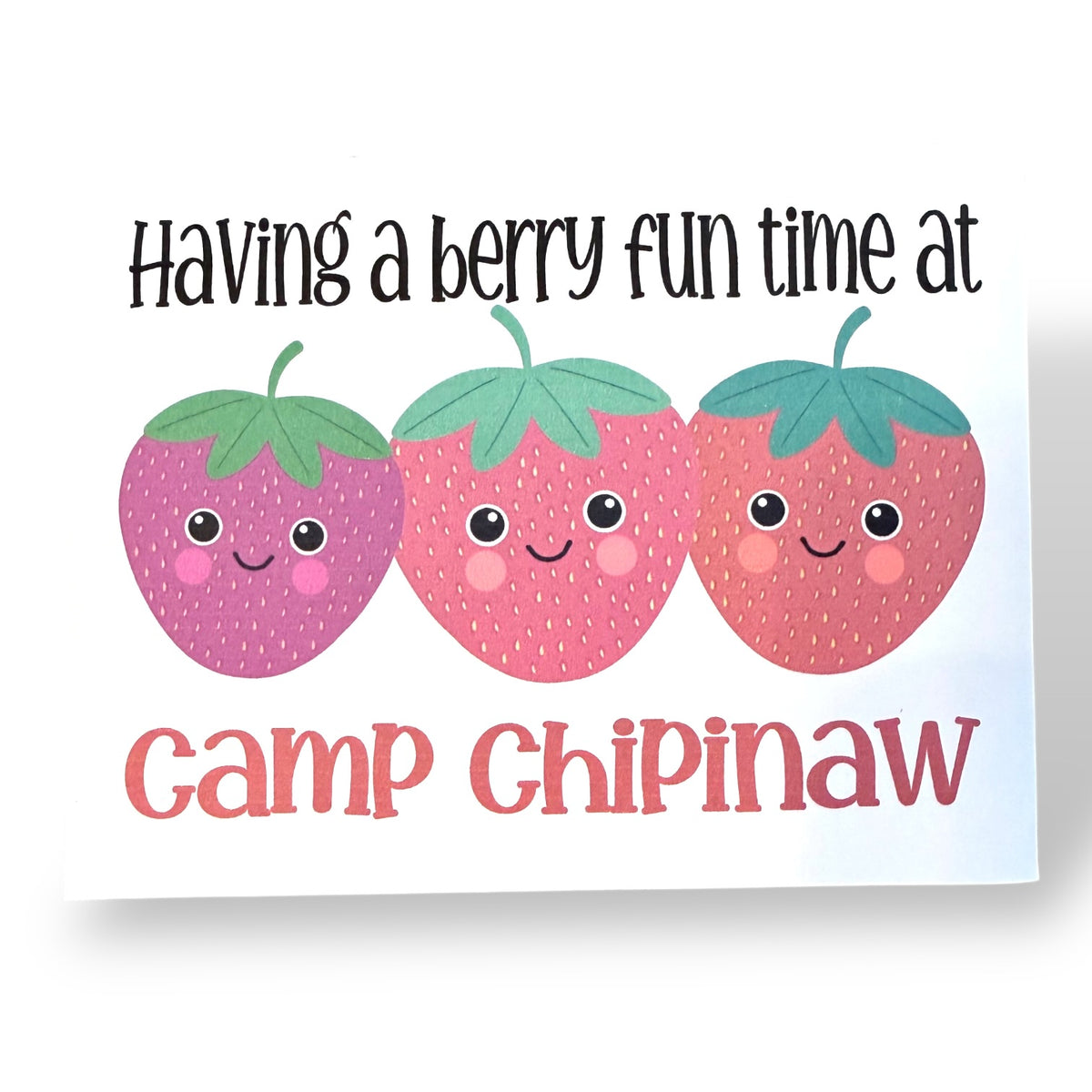Berry Fun Camp Notecards
