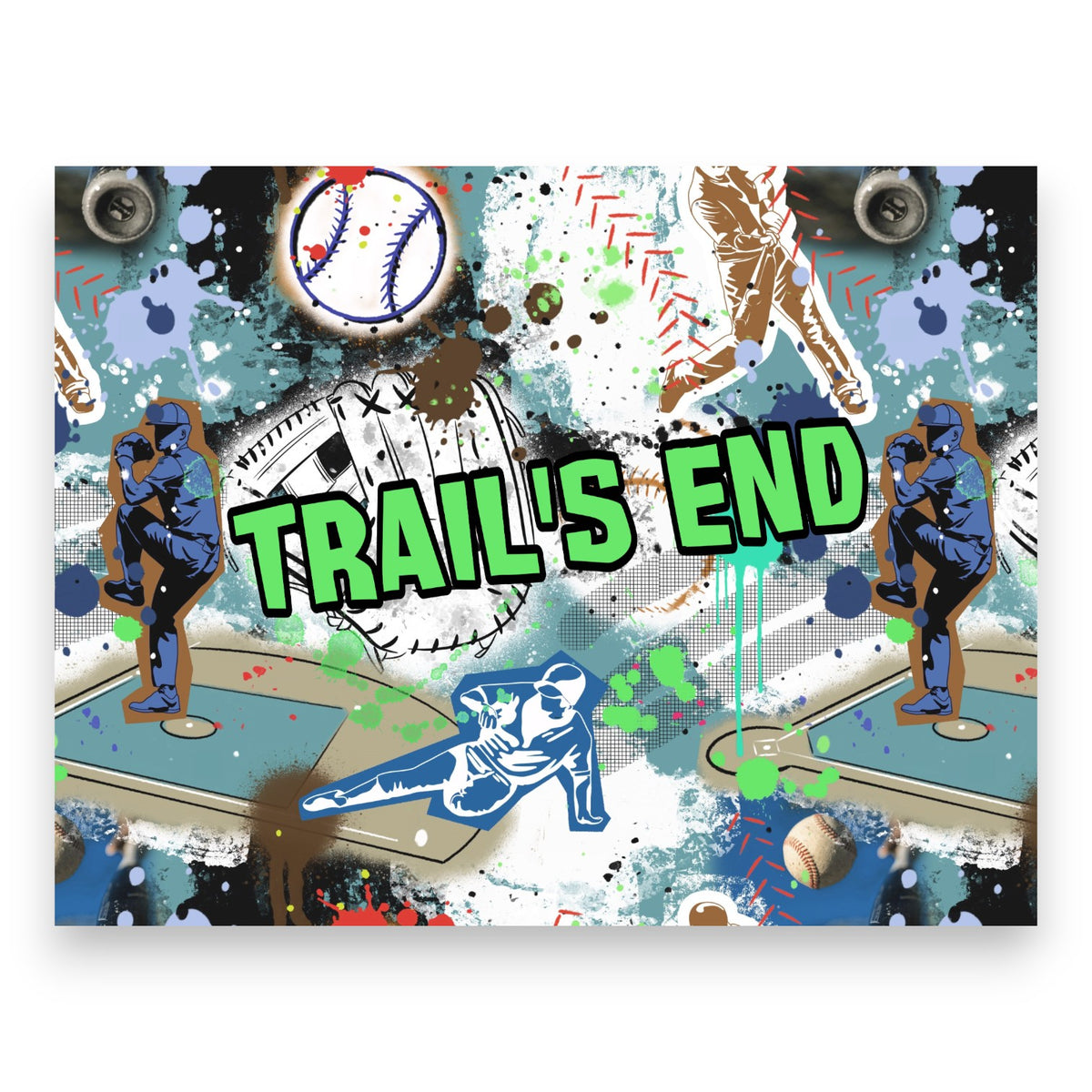 Graffiti Baseball Notecards Camp Notecards – letters FROM camp notecards (8 cards + 8 envelopes) for sleepaway/overnight camp by Bee Bee Designs