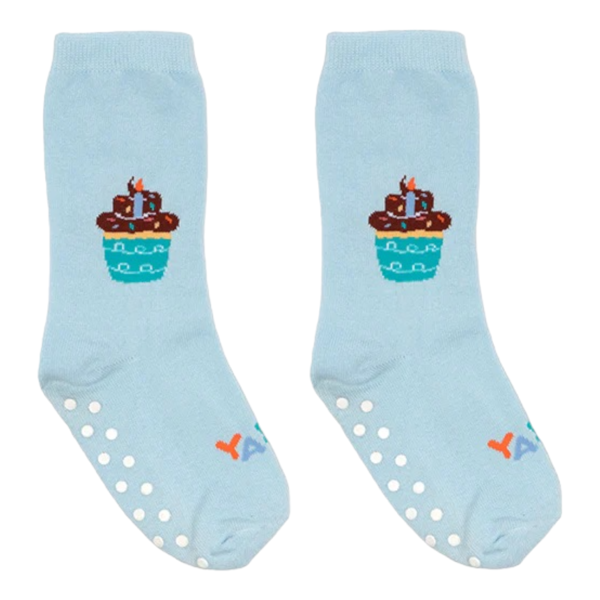 Happy Bday Cupcake 3-D Socks - Bee Bee Designs