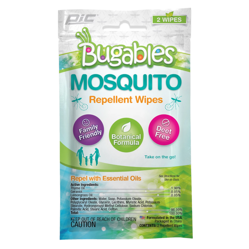 Bugables Mosquito Repellent Wipes 2-pack
