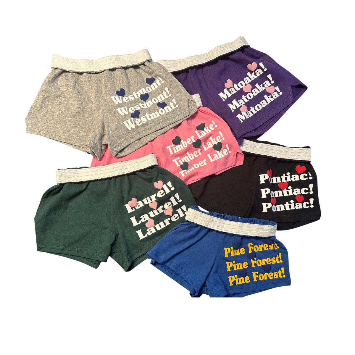 Camp Puffy Heart Slightly Cropped Tee - Bee Bee Designs