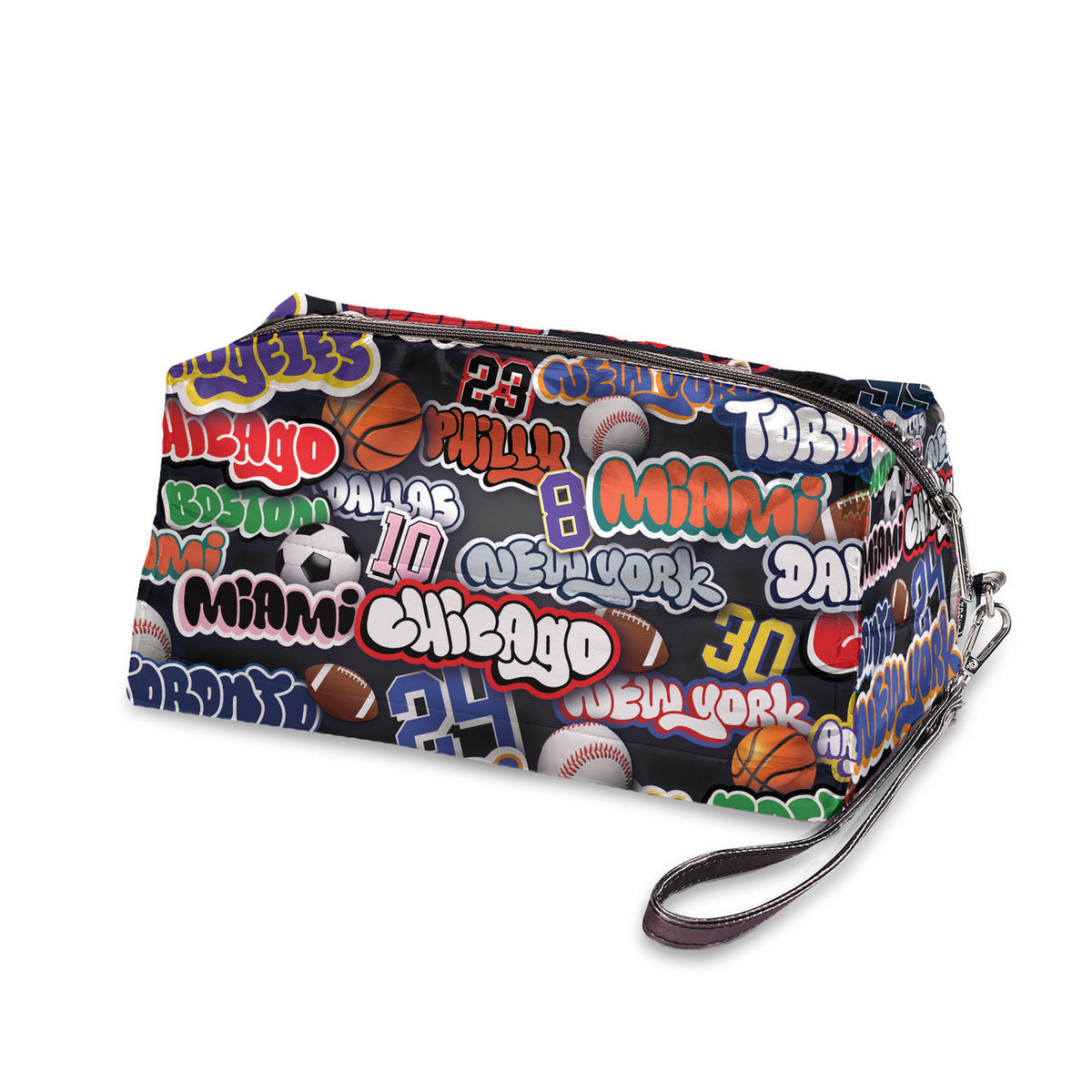 Sports Nation Toiletry Bag - Bee Bee Designs