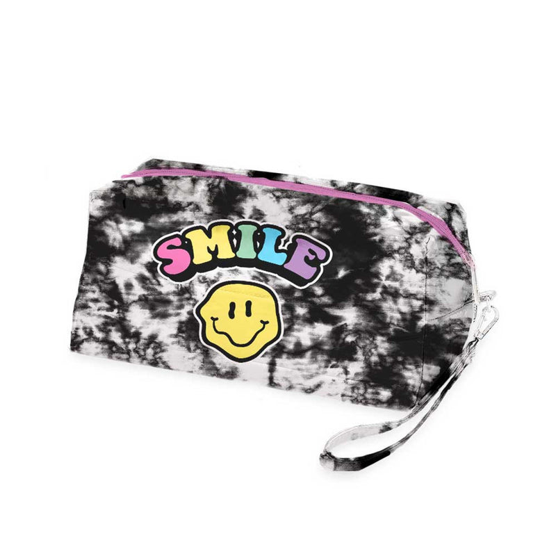 Blackout Smiley Cosmetic Bag