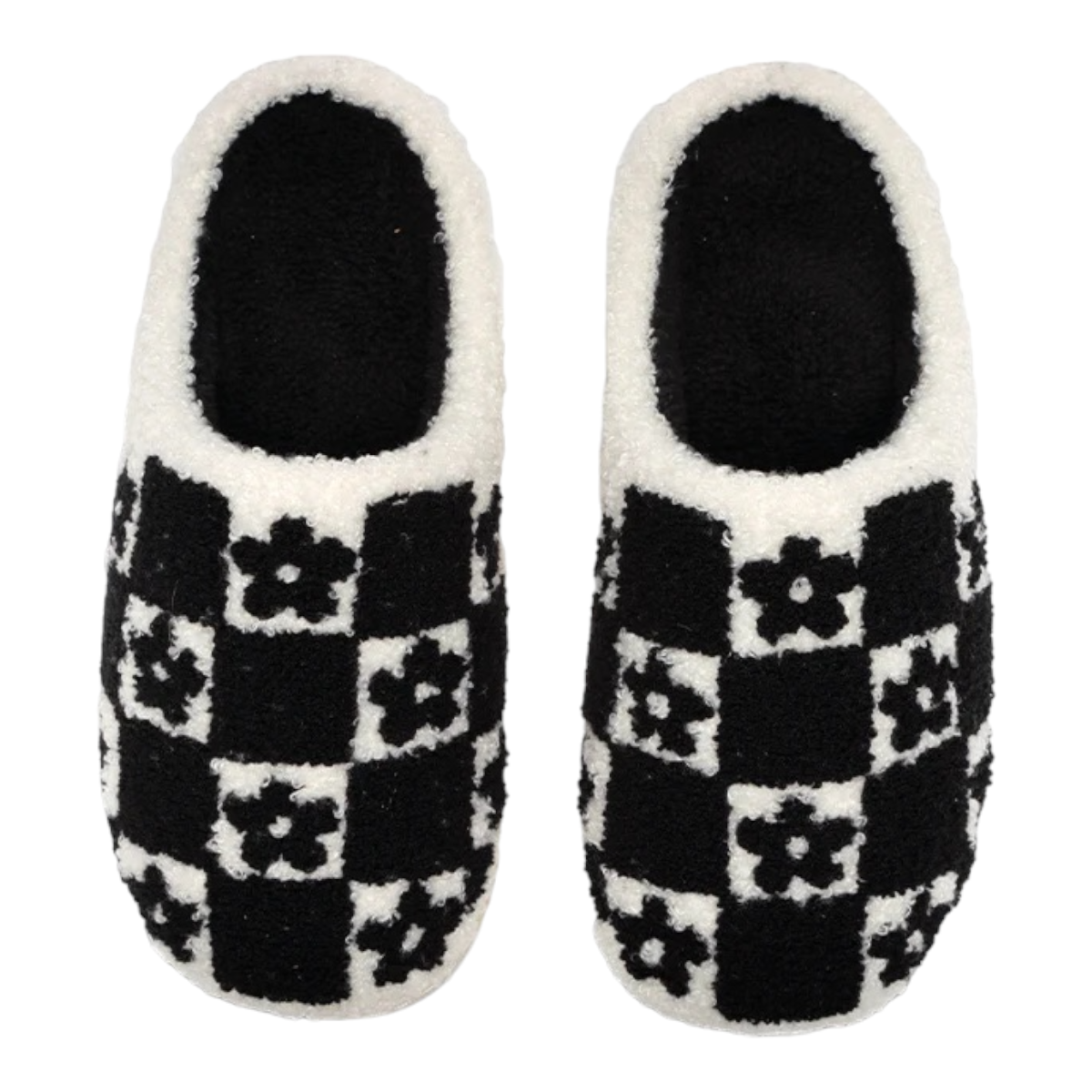 Checkered Daisy Slipper - Bee Bee Designs
