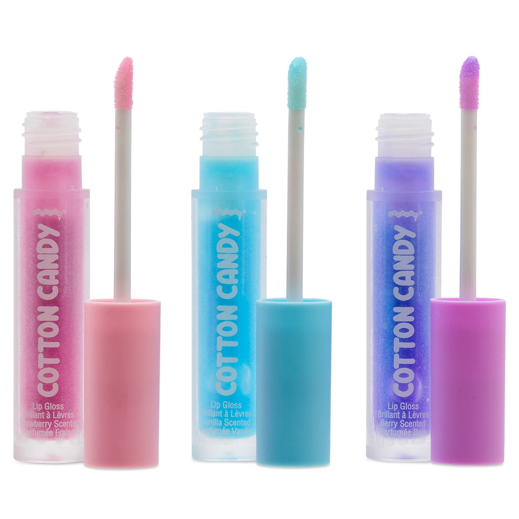 Camp-friendly lip gloss trio for gifting and glam