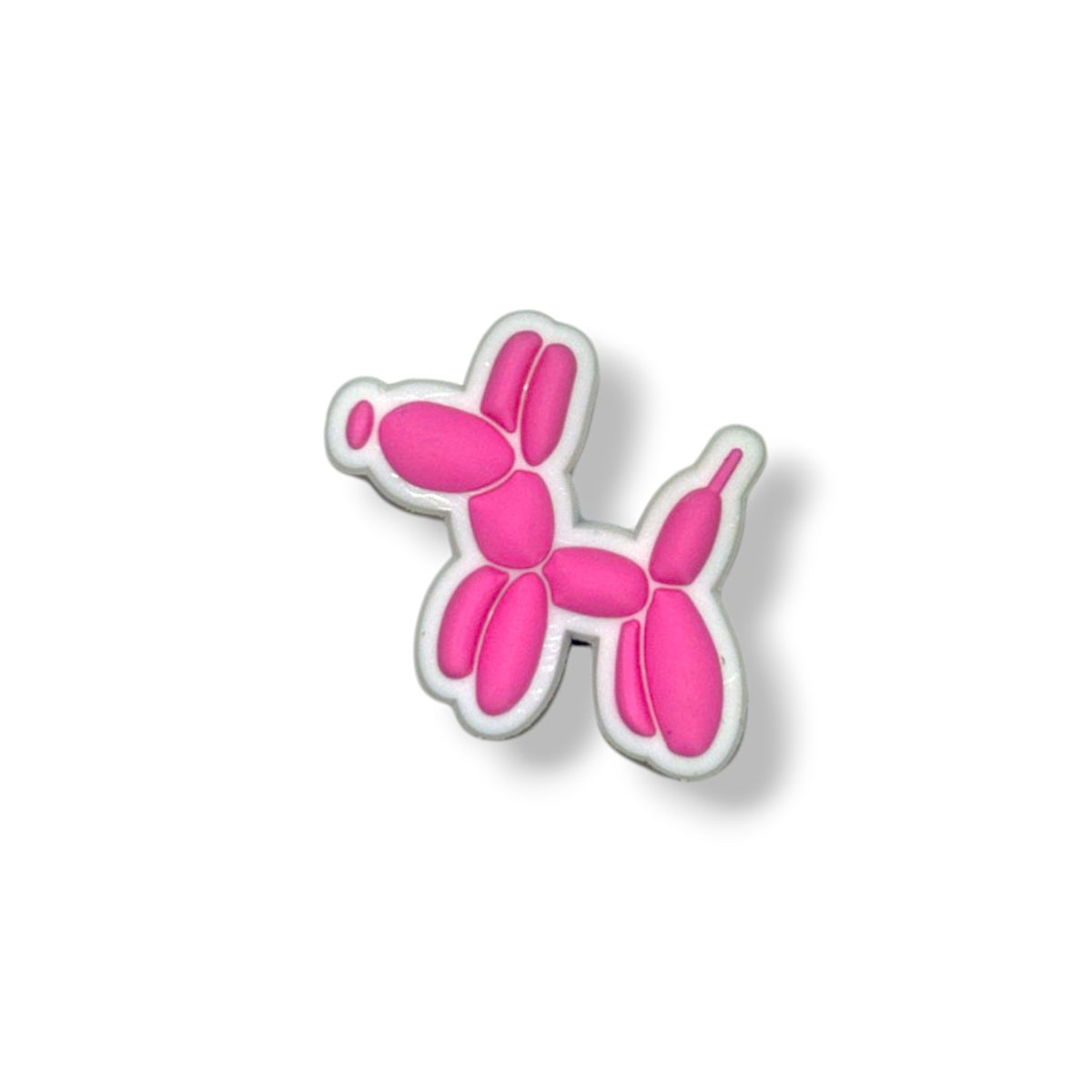 Hot Pink Balloon Dog Shoe Charm - Bee Bee Designs