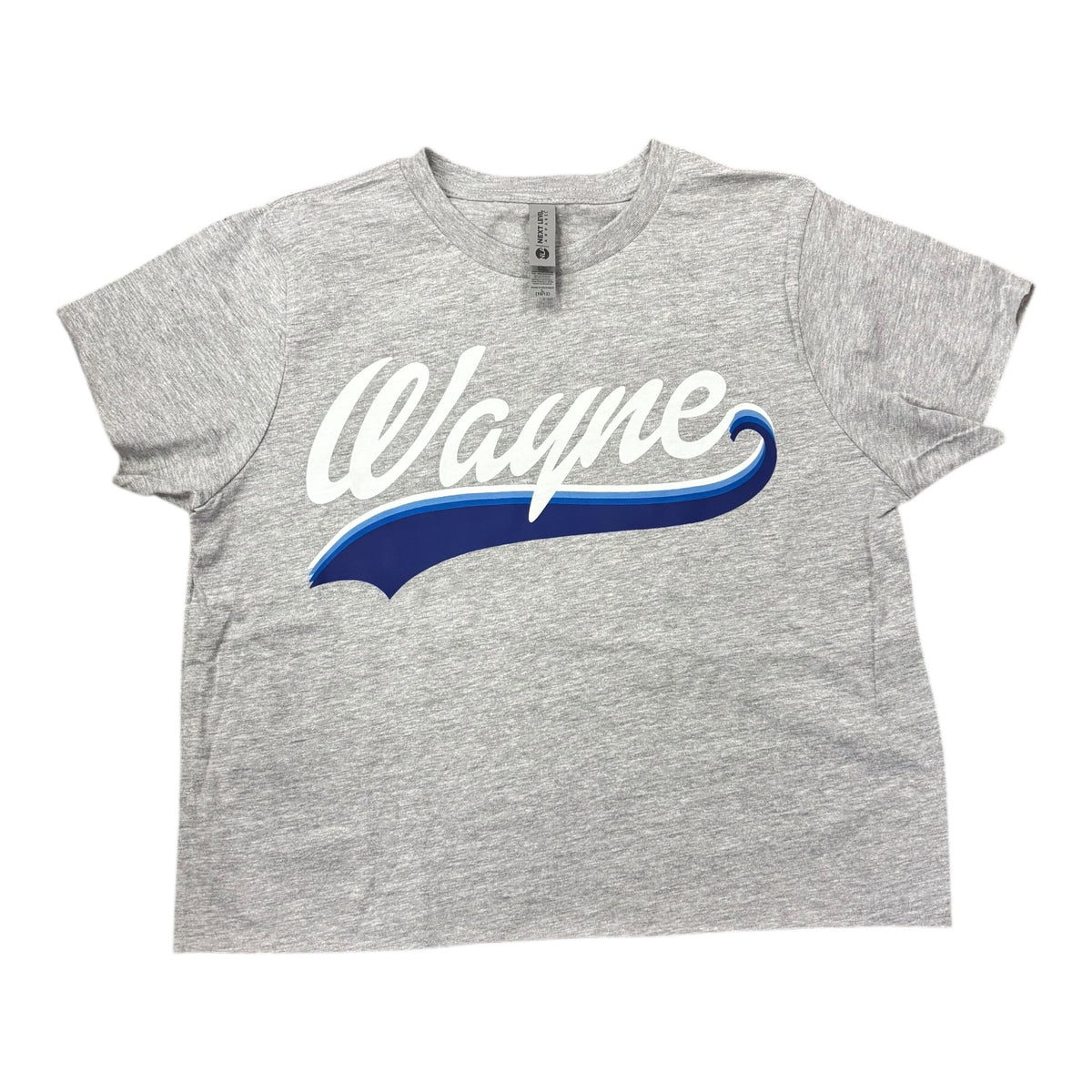 Rainbow Swoosh Cropped Camp Tee
