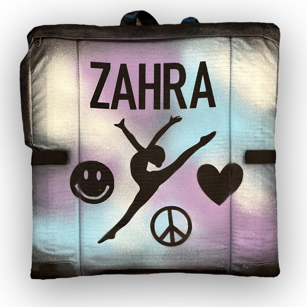 Airbrushed Crazy Creek camp chair – Crazy Creek style • airbrushed art – portable, low-profile seating.