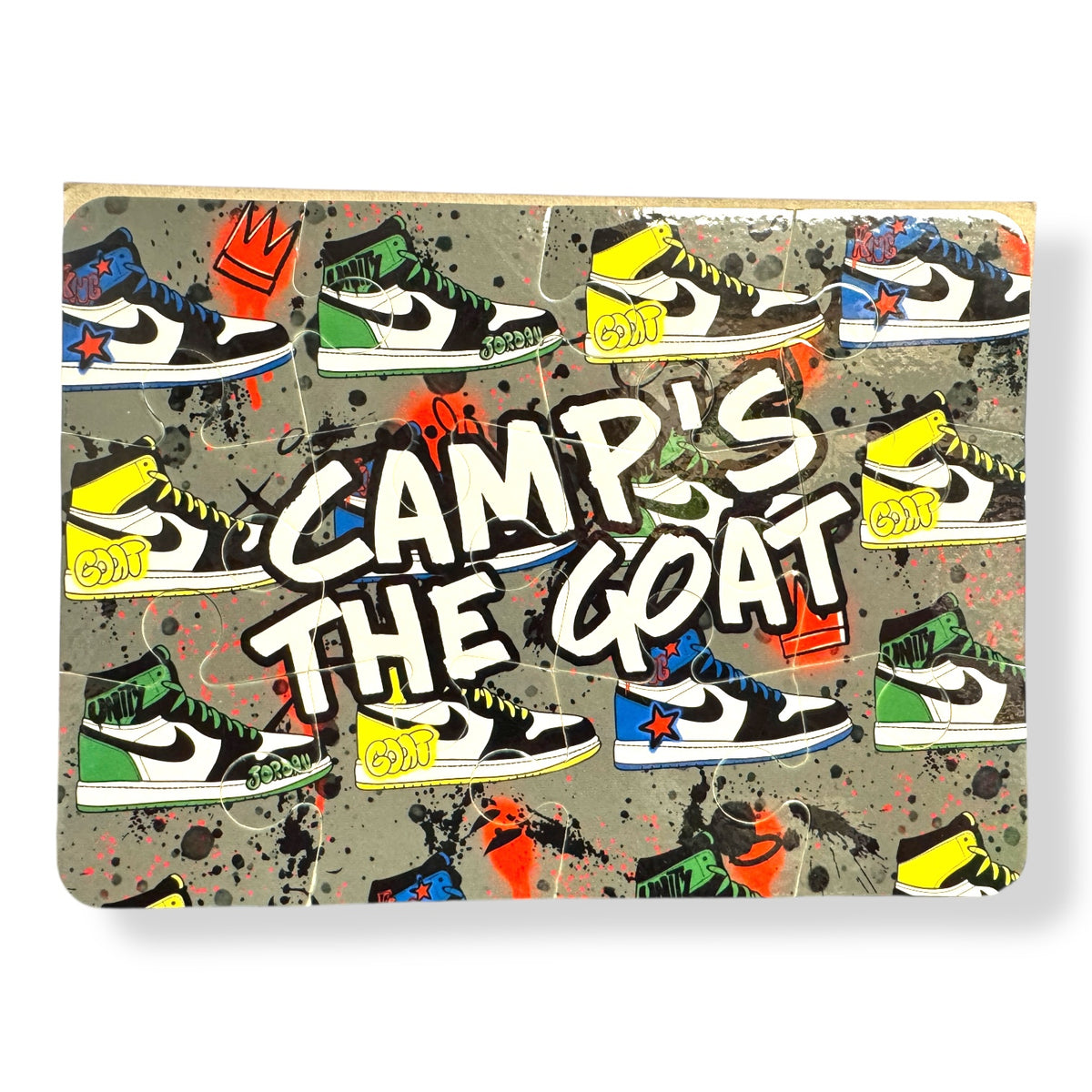 Graffiti Sneakers Puzzle Card - Bee Bee Designs
