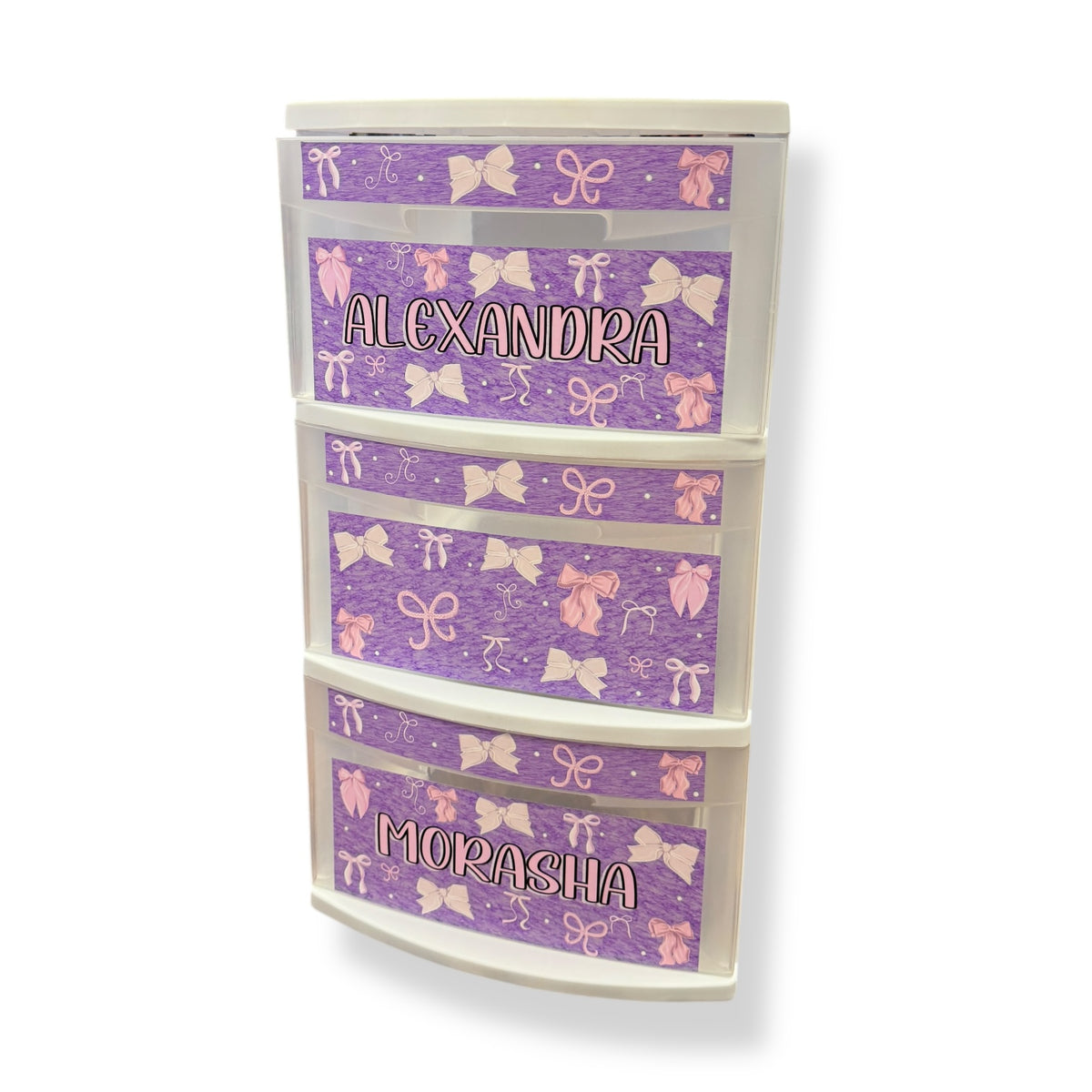 Pearls and Bows Giant Storage Drawers - Bee Bee Designs
