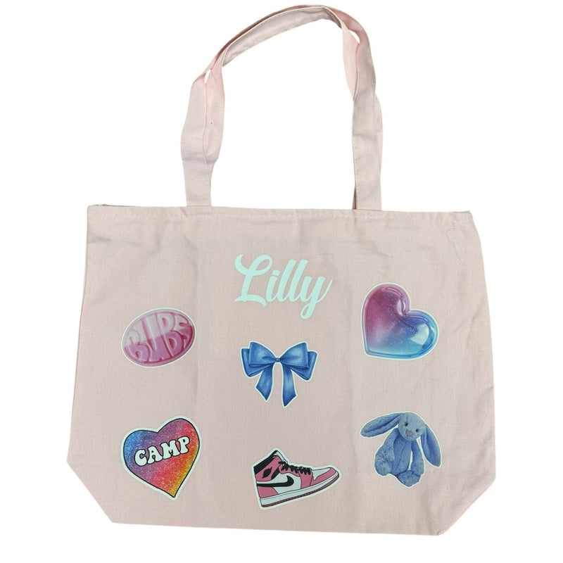 Visiting Day Patch Tote Bags