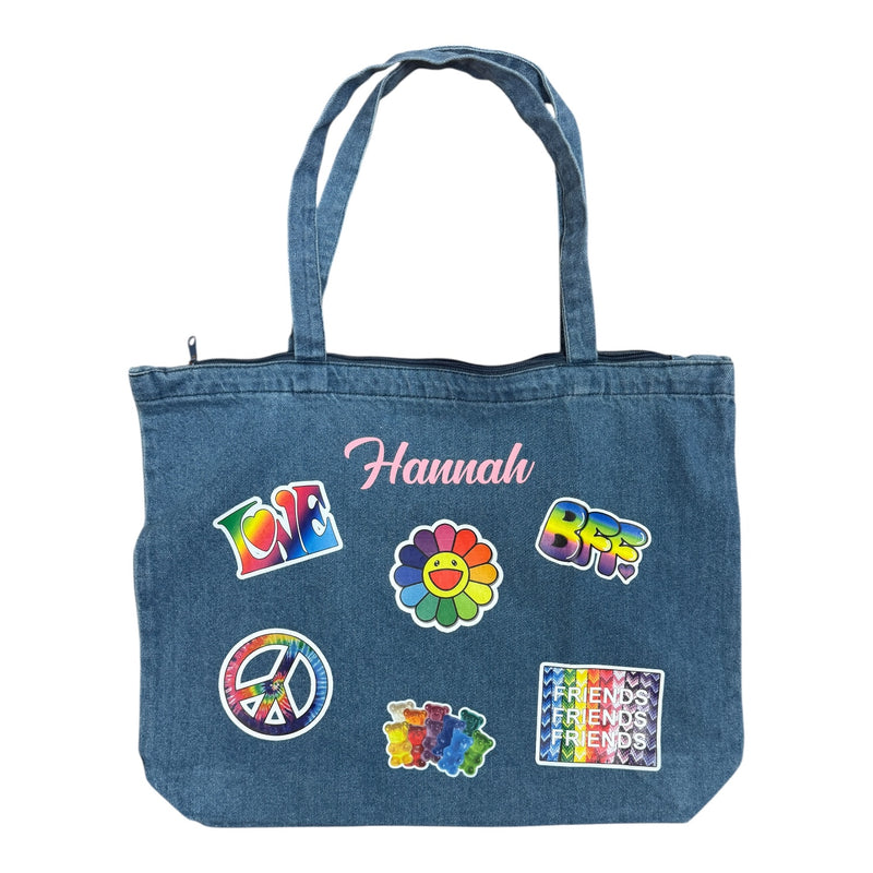 Visiting Day Patch Tote Bags