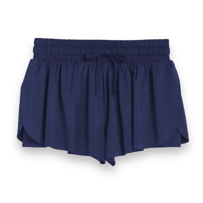 Navy Flyaway Short