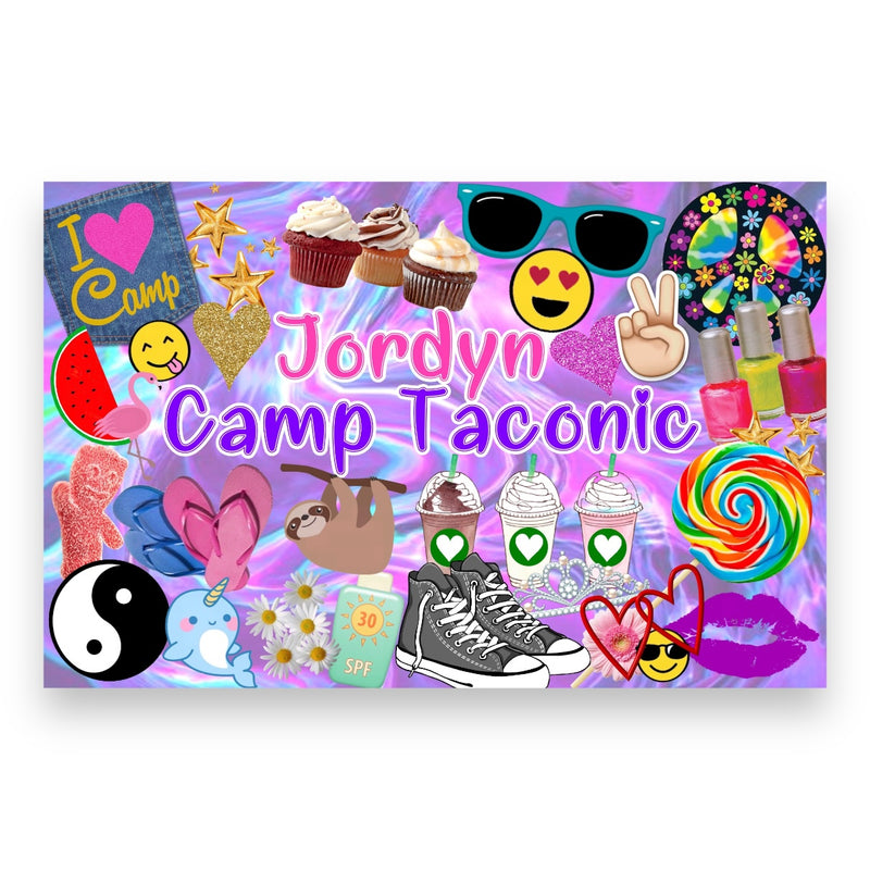 Girly Collage Poster