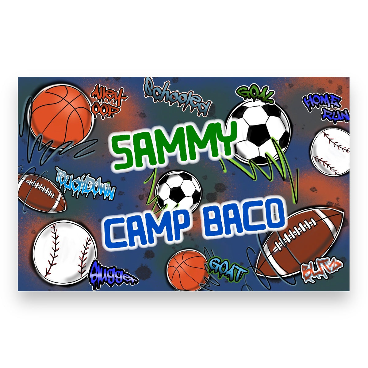 Street Sports Camp Poster - Bee Bee Designs