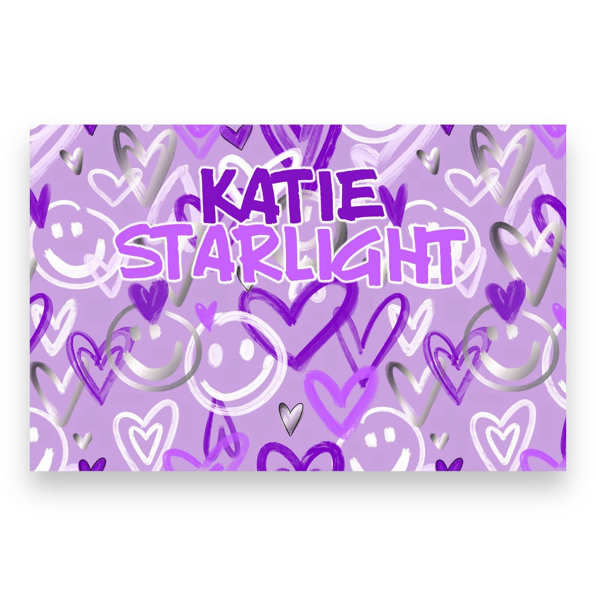 Graffiti Love Smiles Camp Poster - Bee Bee Designs