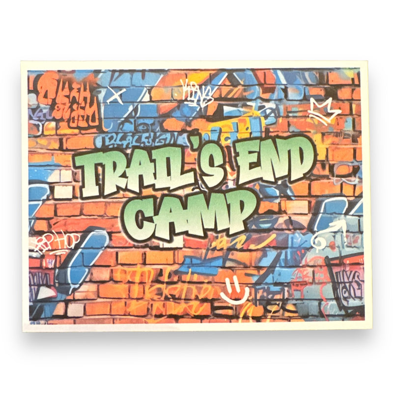 Graffiti Wall Camp Notecards