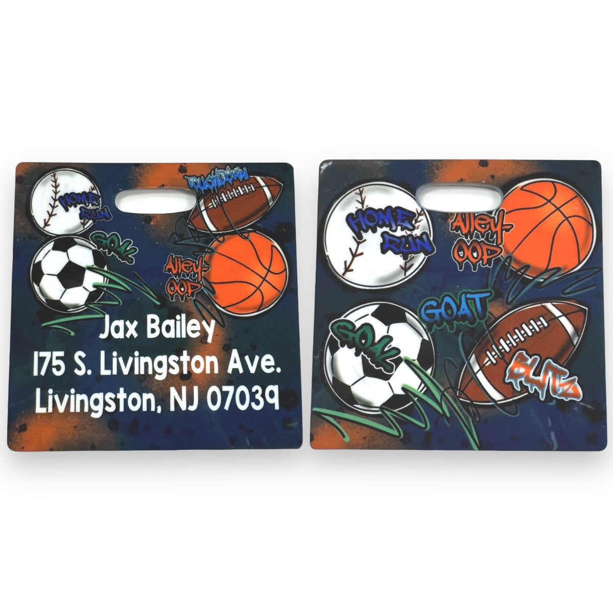 Street Sports Luggage Tag – Bee Bee Designs Exclusive camp luggage tag ⭐