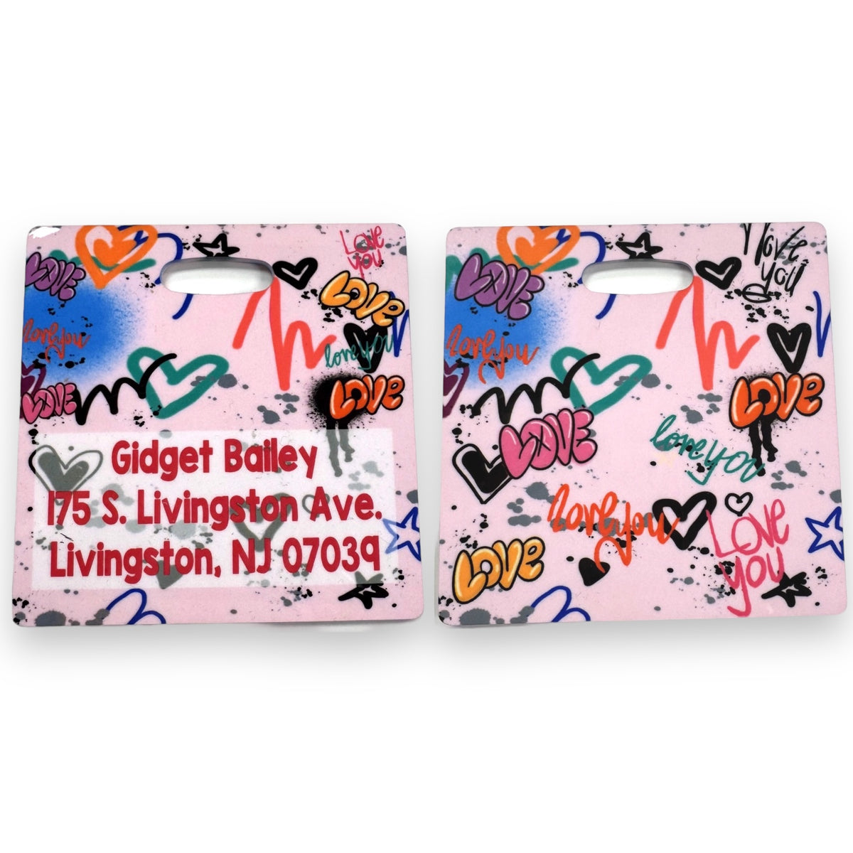 Love You Lots Luggage Tag – Bee Bee Designs Exclusive camp luggage tag 💖
