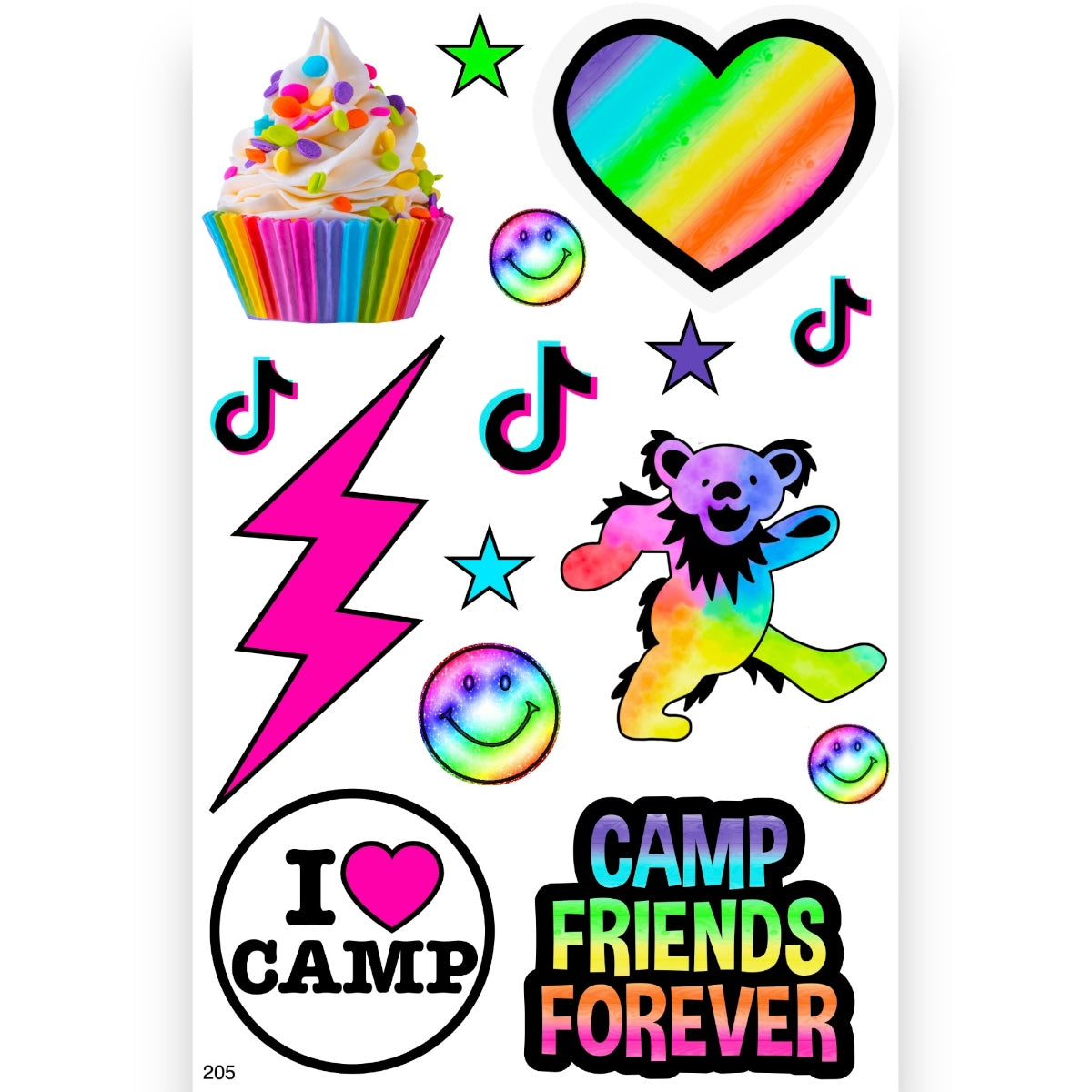 Camp Favorites Cling Its - Bee Bee Designs