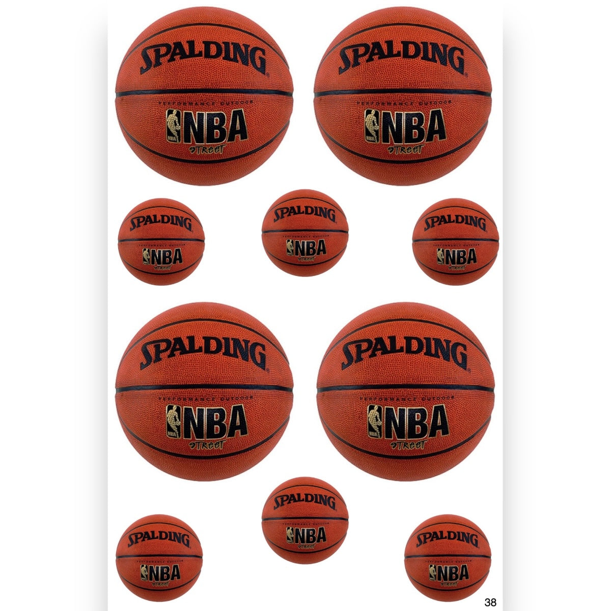 Many Basketballs Cling Its - Bee Bee Designs