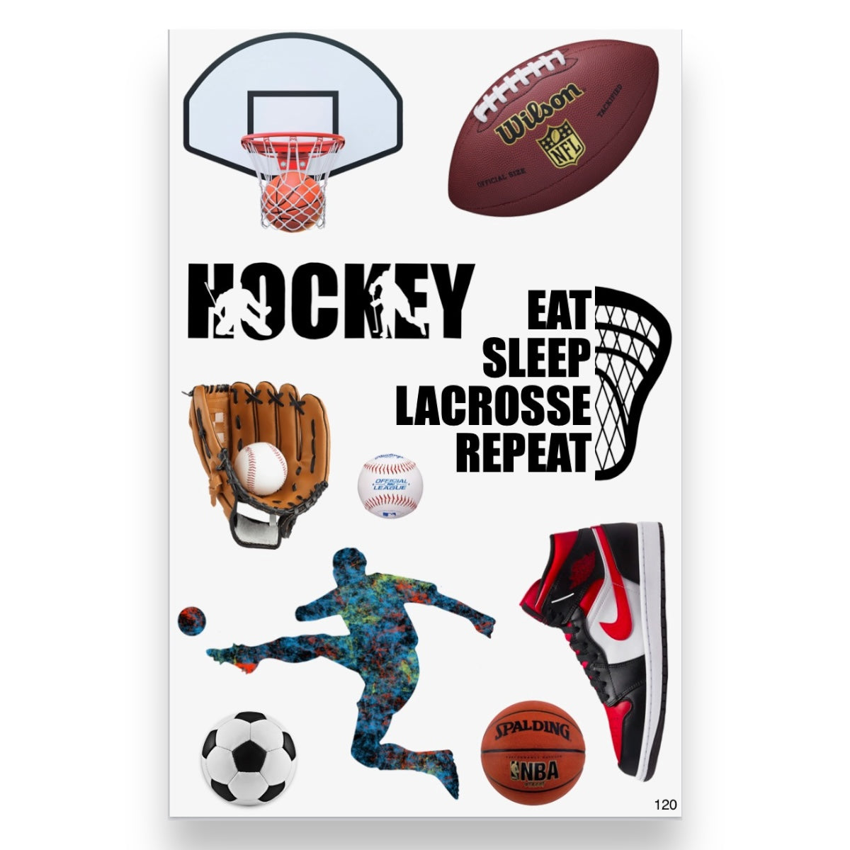 Favorite Sports Cling Its - Bee Bee Designs
