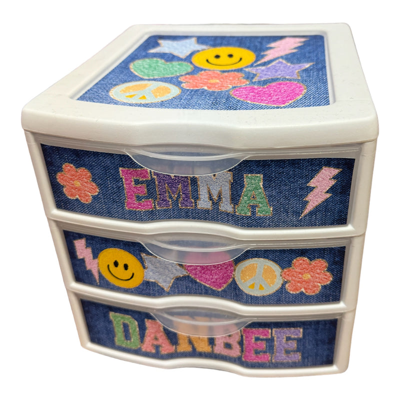 Patchy Letters Drawers