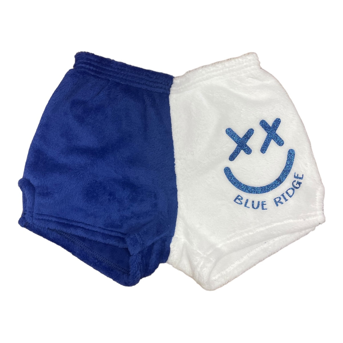 XX Eyes Smiley Camp Name Split Shorts - Bee Bee Designs