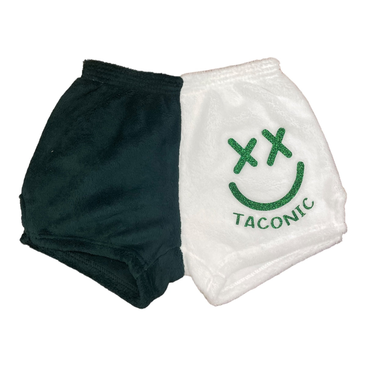 XX Eyes Smiley Camp Name Split Shorts - Bee Bee Designs