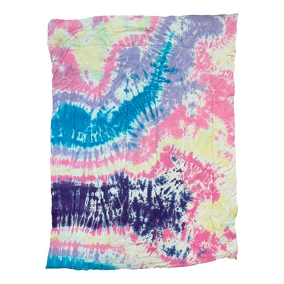 Scarlet Begonias Tie Dye Camp Comforter