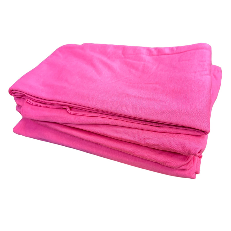 Hot Pink 3-Piece Jersey Sheet Set