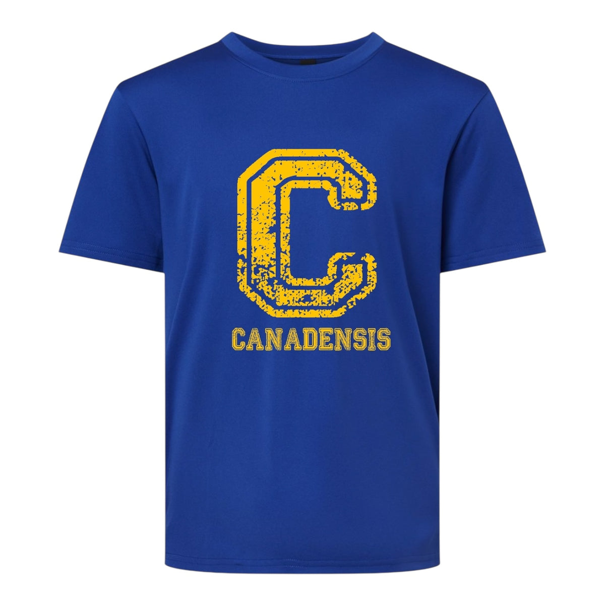 Camp Distressed Initial Drifit Tee - Bee Bee Designs