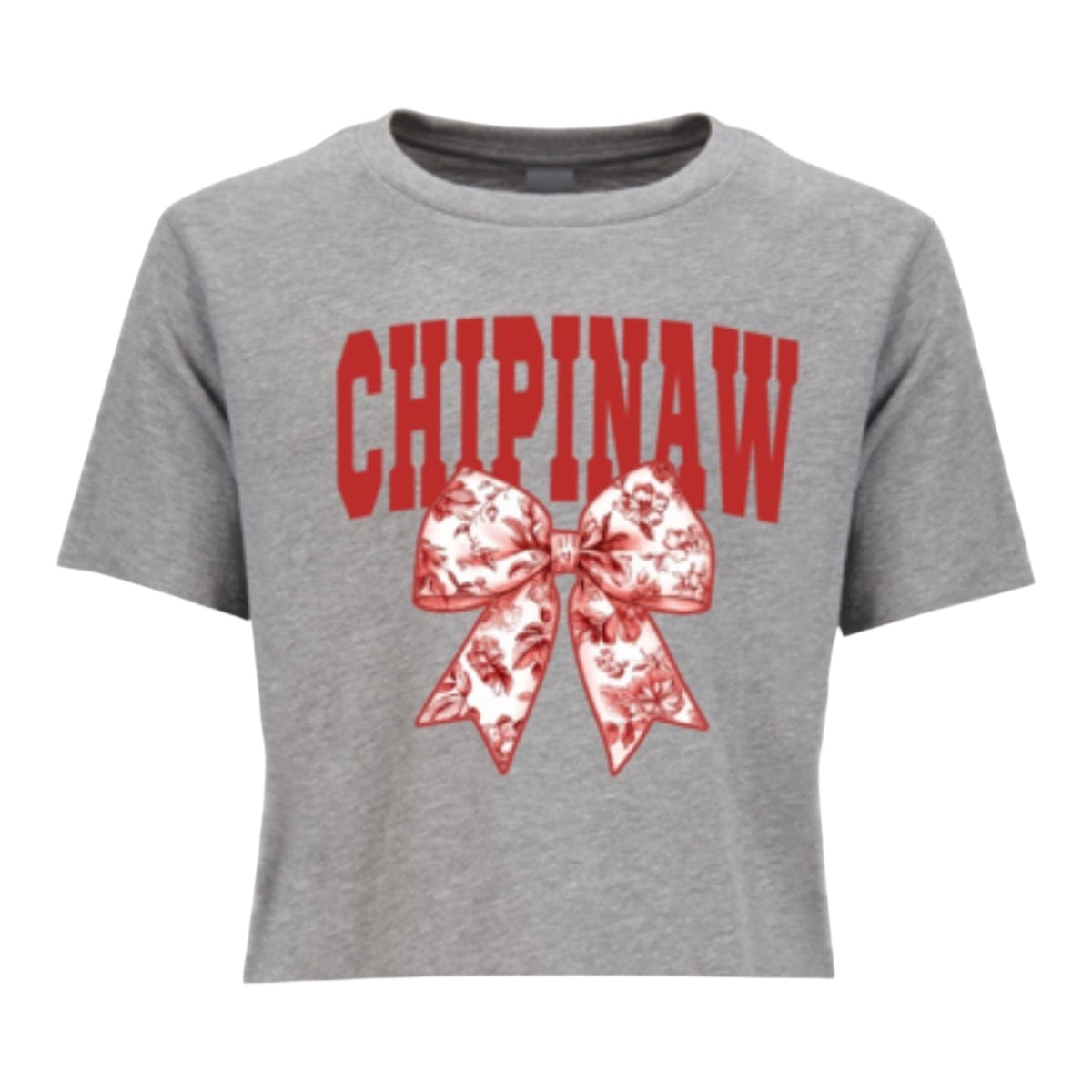 Toile Bow Camp Tee - Bee Bee Designs