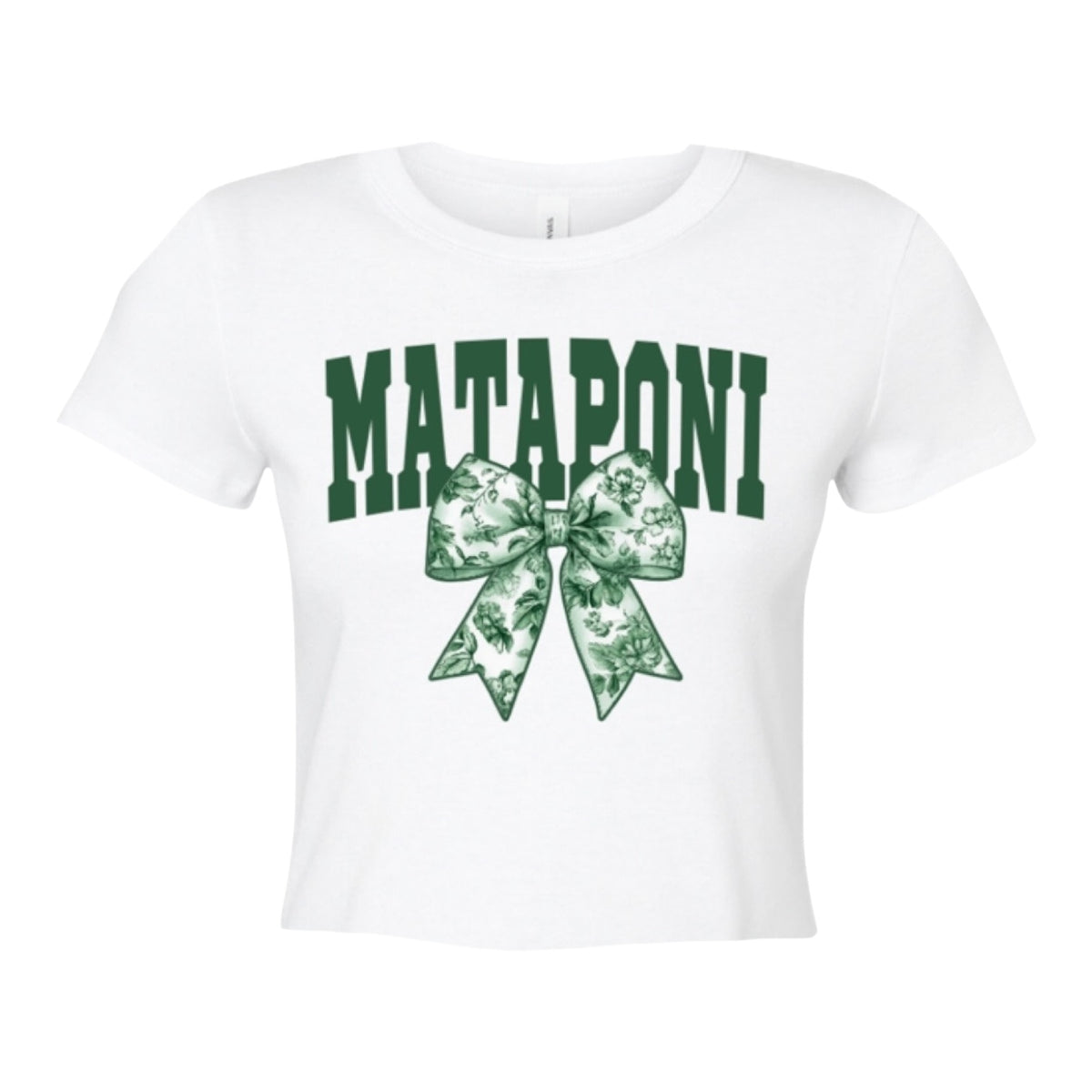 Toile Bow Camp Tee - Bee Bee Designs