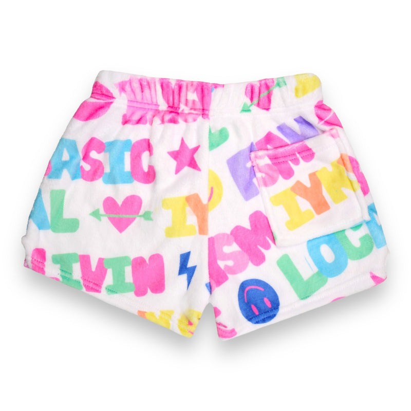 Theme Icons Fuzzy Shorts