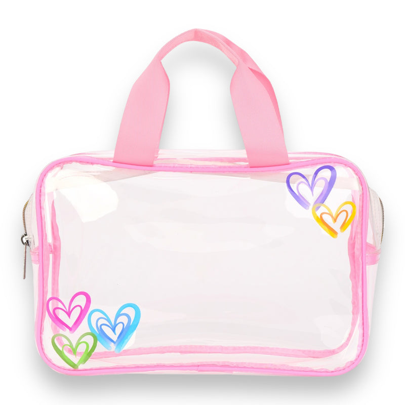 Corey Paige Hearts Cosmetic Bag Set