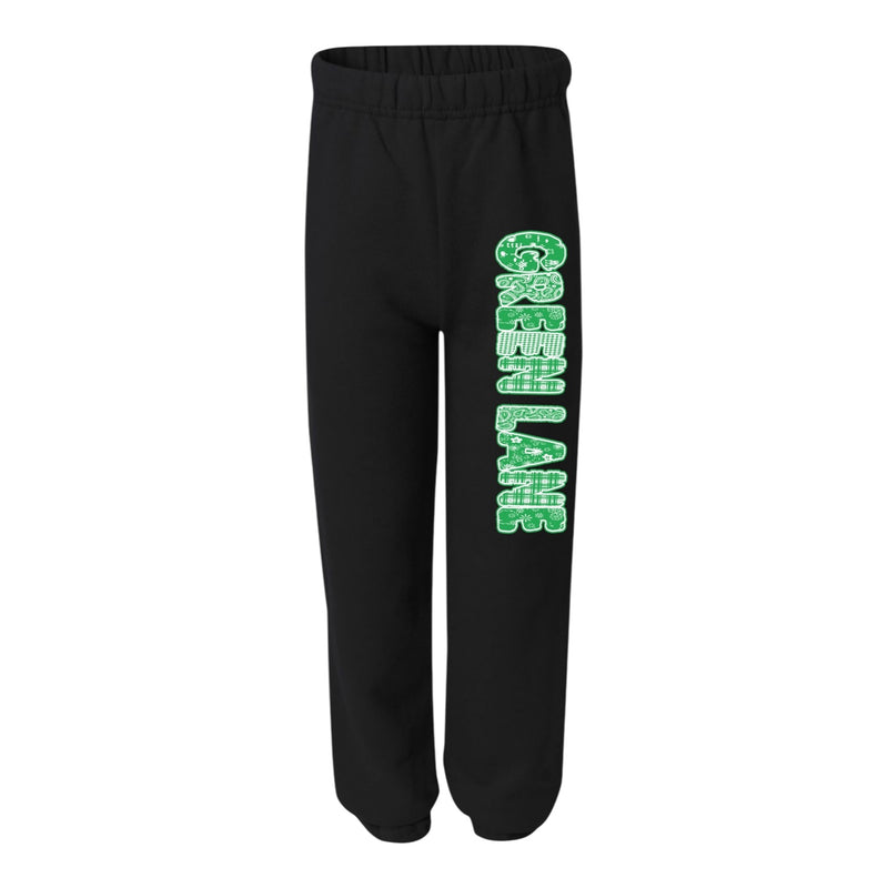 Patchy Letters Camp Sweatpants