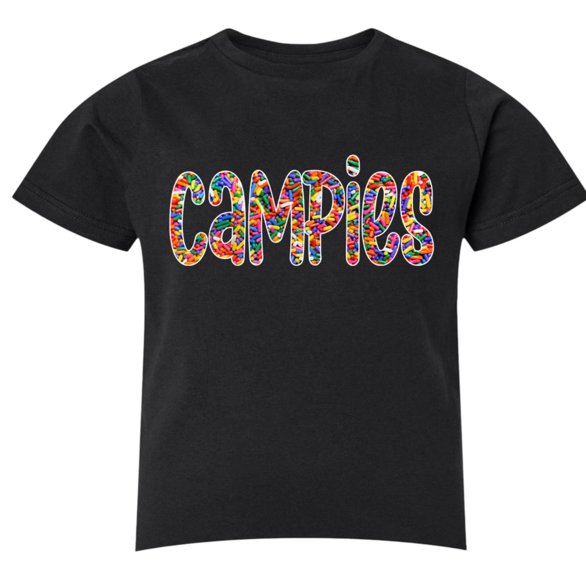 Sprinkle Letters Camp Tee - Bee Bee Designs