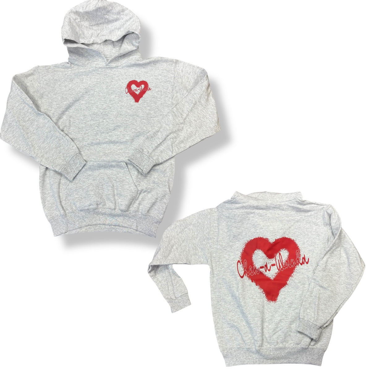 Graffiti Heart Camp Sweatshirt - Bee Bee Designs