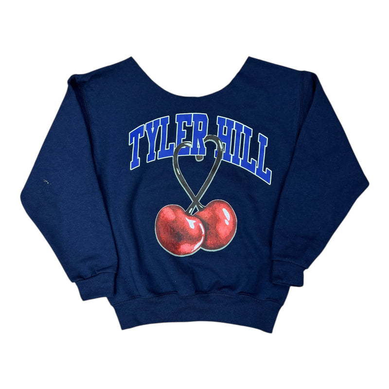 Camp Future Cherries Off Shoulder Crew