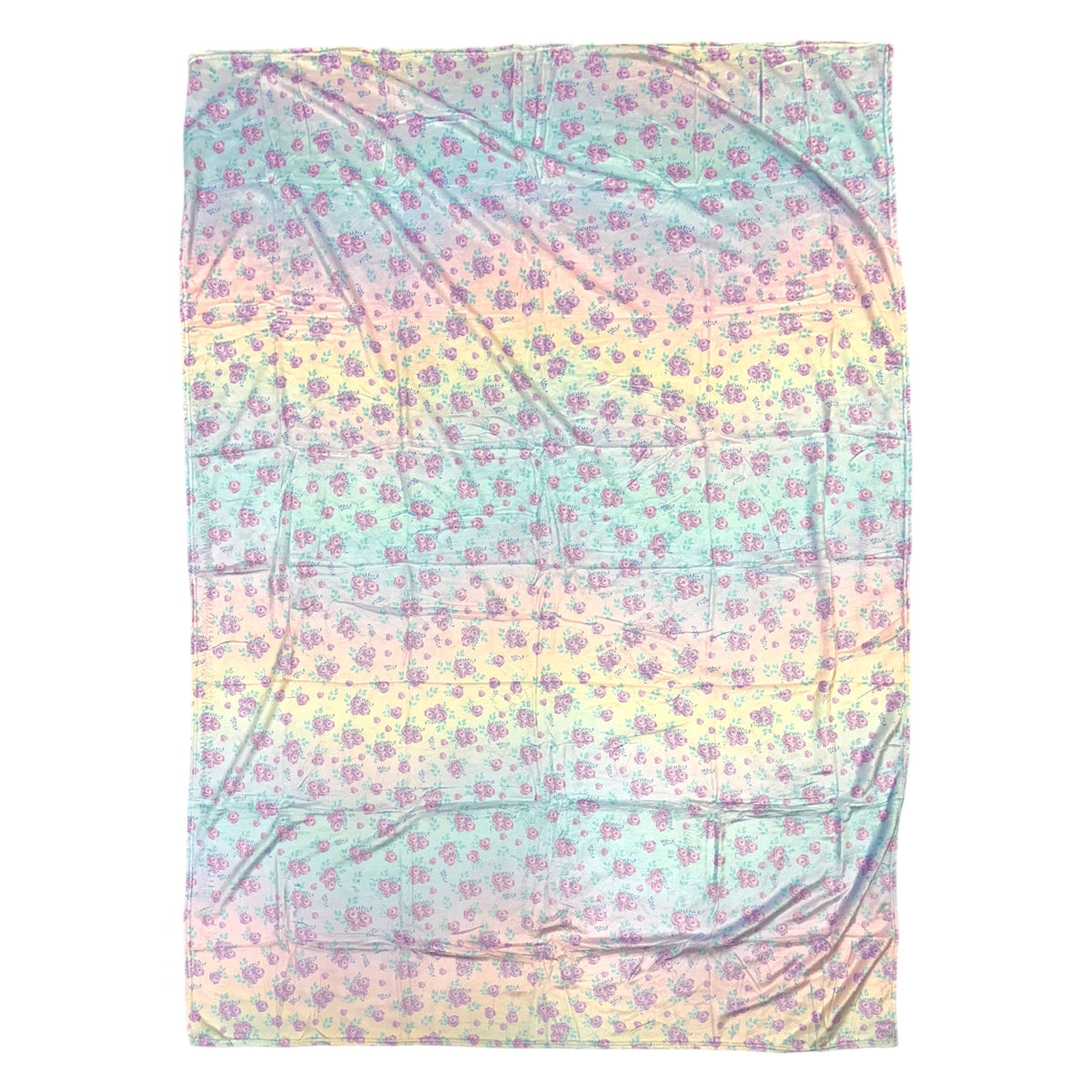Blushing Blossoms Fuzzy Camp Fuzzy Blanket - Bee Bee Designs