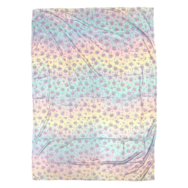 Blushing Blossoms Fuzzy Camp Fuzzy Blanket