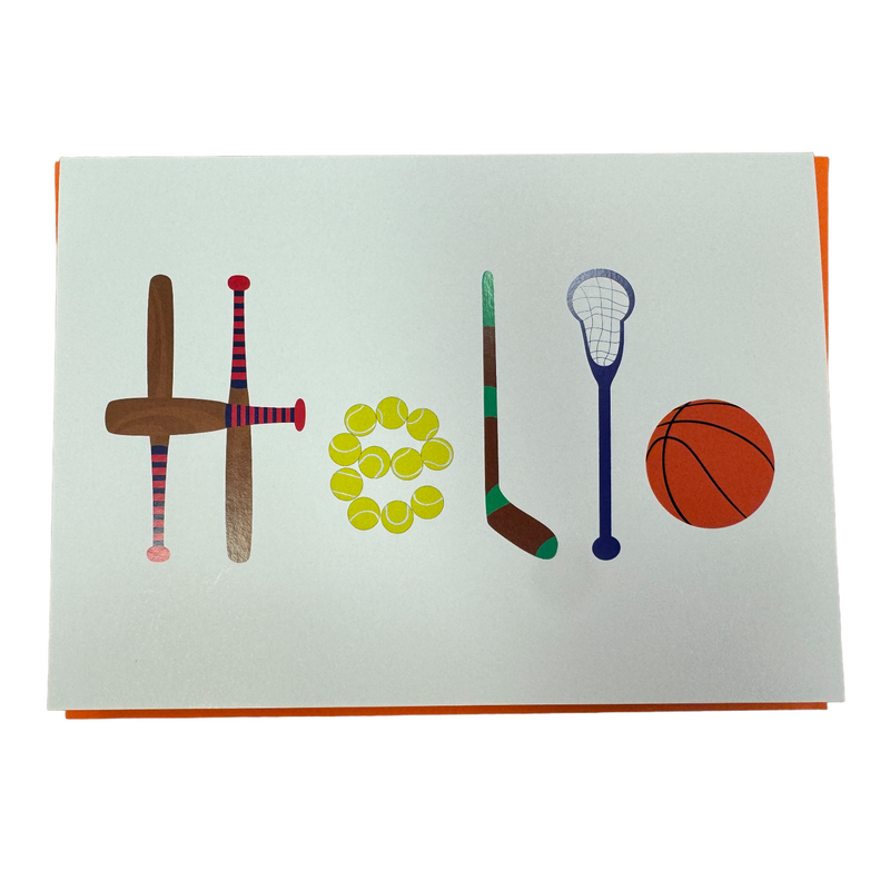 Hello Sports Style Card