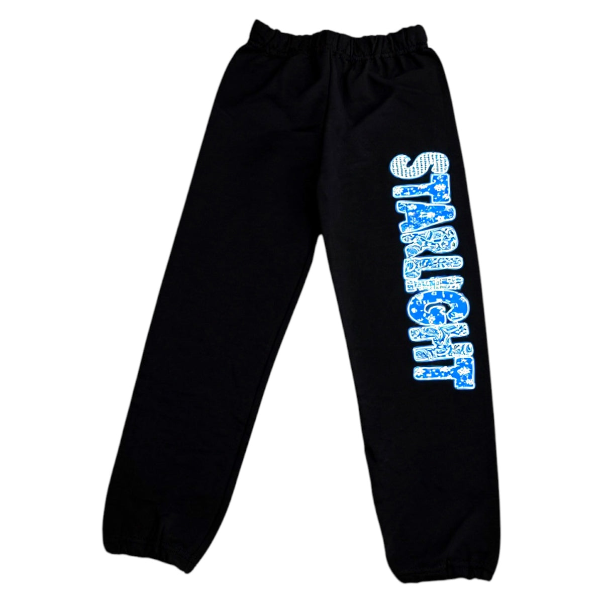 Patchy Letters Camp Sweatpants - Bee Bee Designs