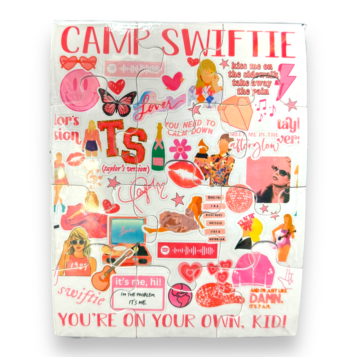 Camp Swiftie  Puzzle Card - Bee Bee Designs