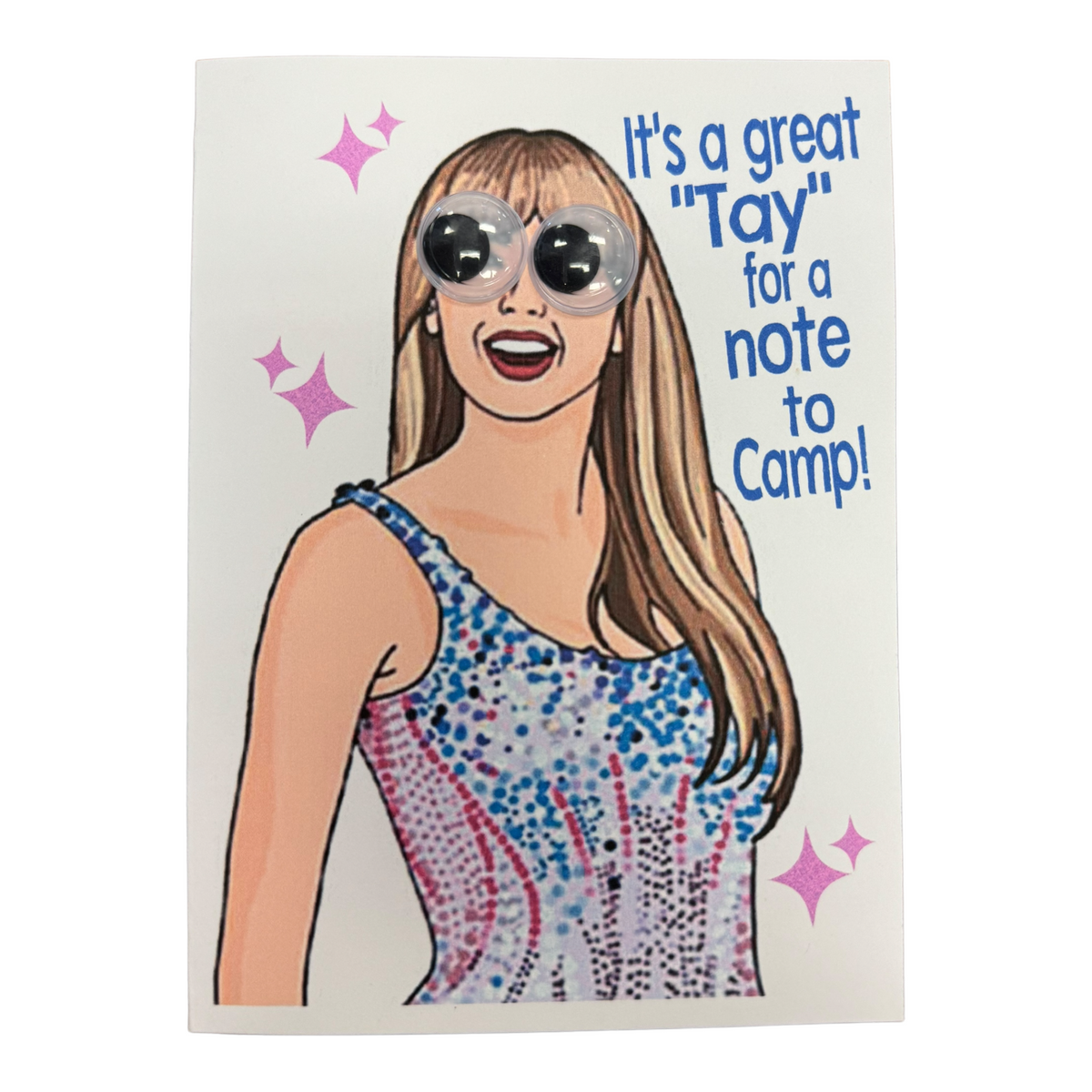 Taylor Wiggly Eye Card - Bee Bee Designs